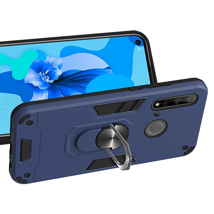 For Huawei P20 Lite (2019) / nova 5i 2 in 1 Armour Series PC + TPU Protective Case with Ring Holder