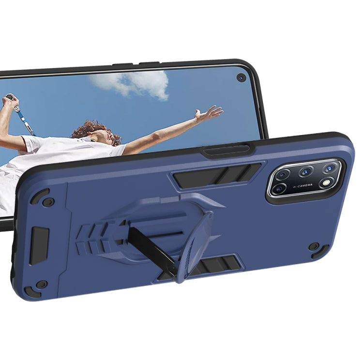 For OPPO A52 2 in 1 Armor Knight Series PC + TPU Protective Case with Invisible Holder