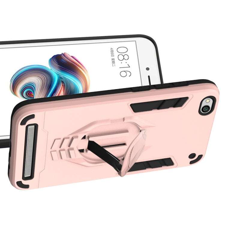 For Xiaomi Redmi 5A 2 in 1 Armor Knight Series PC + TPU Protective Case with Invisible Holder