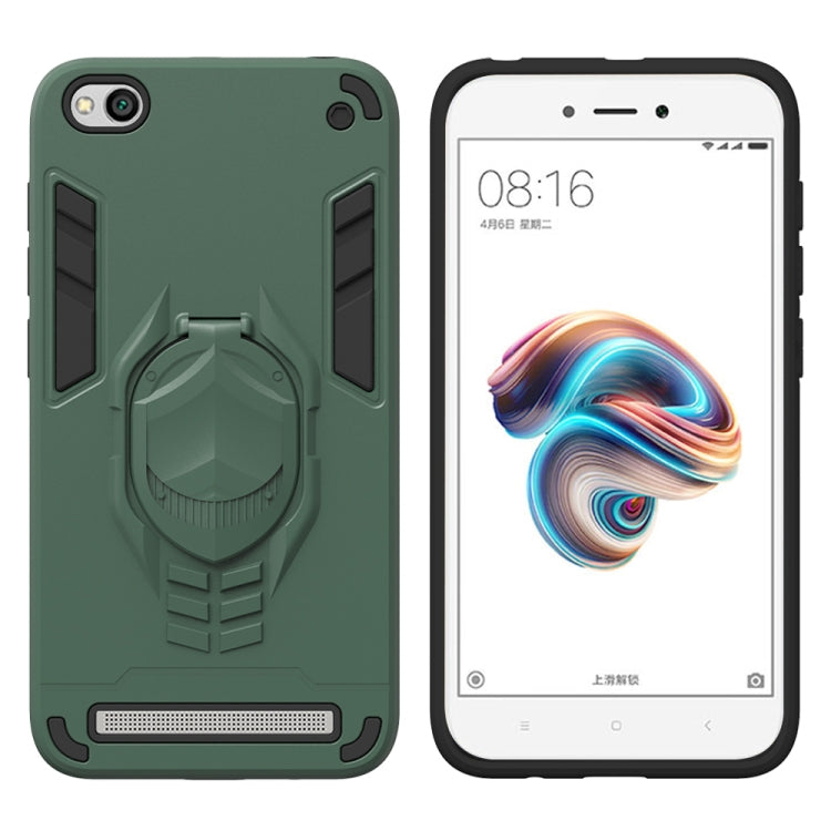 For Xiaomi Redmi 5A 2 in 1 Armor Knight Series PC + TPU Protective Case with Invisible Holder
