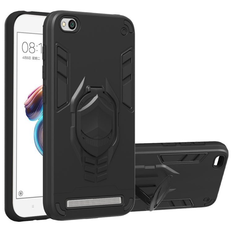 For Xiaomi Redmi 5A 2 in 1 Armor Knight Series PC + TPU Protective Case with Invisible Holder