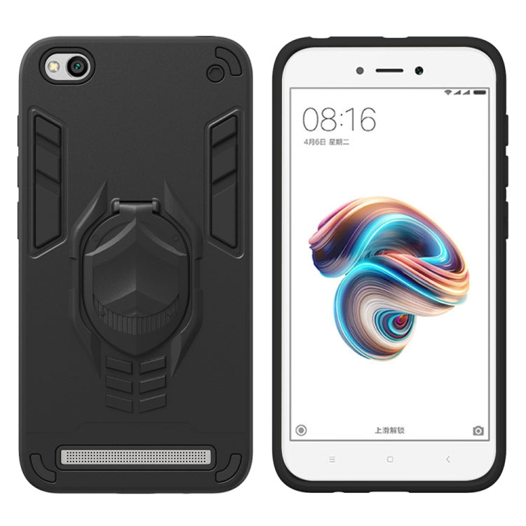 For Xiaomi Redmi 5A 2 in 1 Armor Knight Series PC + TPU Protective Case with Invisible Holder