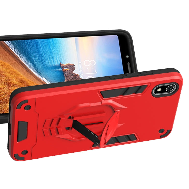 For Xiaomi Redmi 7A 2 in 1 Armor Knight Series PC + TPU Protective Case with Invisible Holder