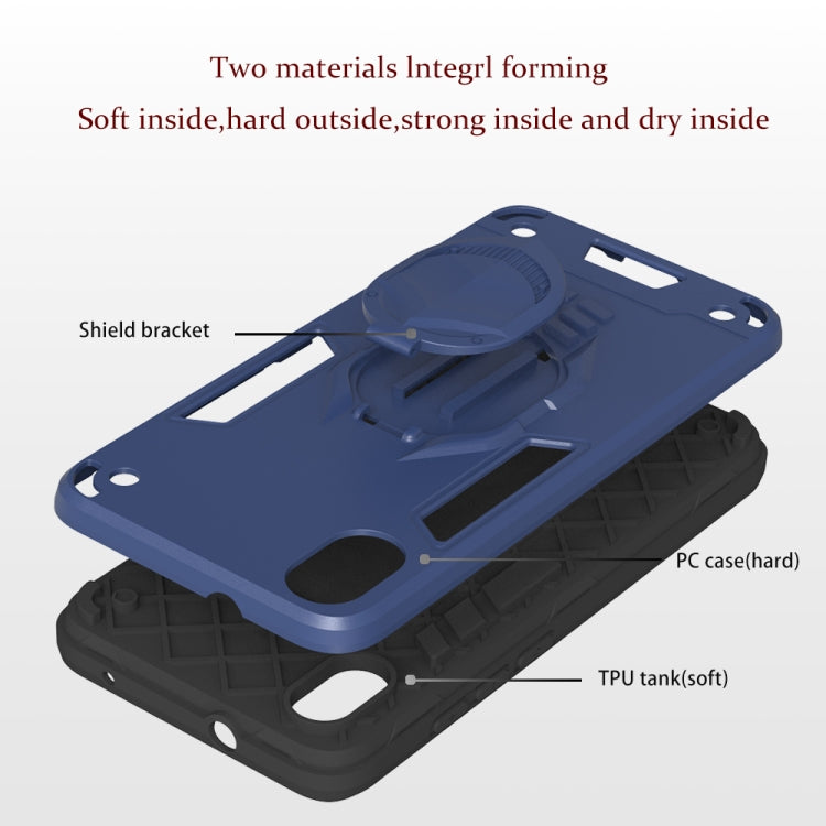 For Xiaomi Redmi 7A 2 in 1 Armor Knight Series PC + TPU Protective Case with Invisible Holder