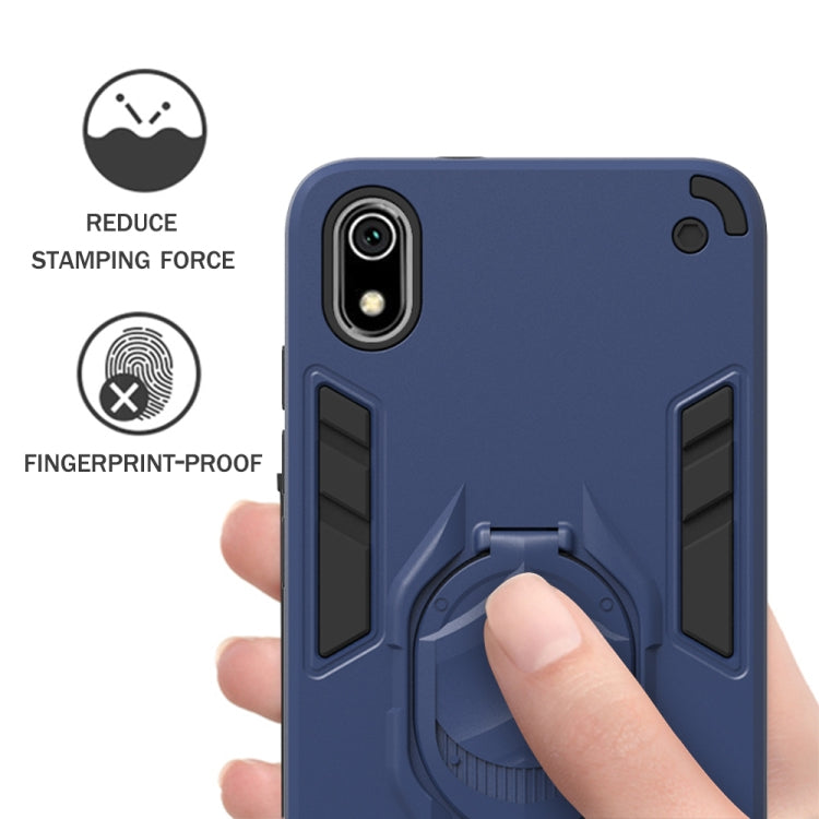 For Xiaomi Redmi 7A 2 in 1 Armor Knight Series PC + TPU Protective Case with Invisible Holder