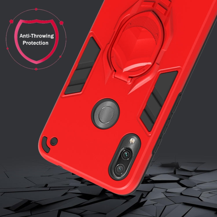 For Xiaomi Redmi Note 7 2 in 1 Armor Knight Series PC + TPU Protective Case with Invisible Holder