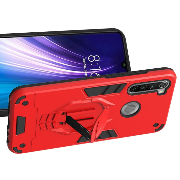 For Xiaomi Redmi Note 8 2 in 1 Armor Knight Series PC + TPU Protective Case with Invisible Holder