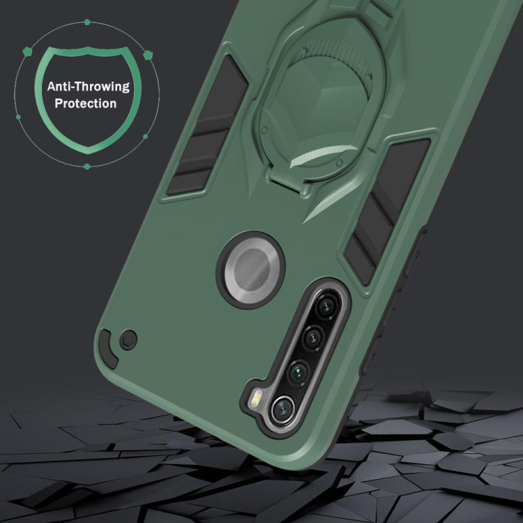 For Xiaomi Redmi Note 8 2 in 1 Armor Knight Series PC + TPU Protective Case with Invisible Holder