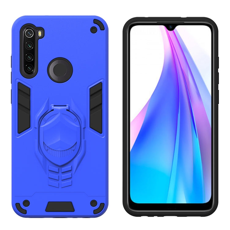 For Xiaomi Redmi Note 8T 2 in 1 Armor Knight Series PC + TPU Protective Case with Invisible Holder