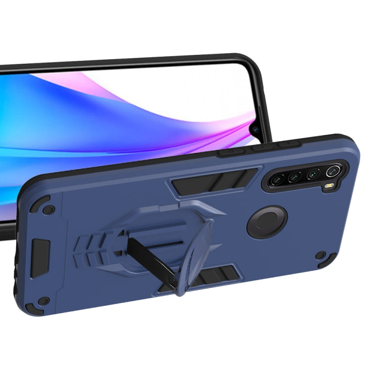 For Xiaomi Redmi Note 8T 2 in 1 Armor Knight Series PC + TPU Protective Case with Invisible Holder