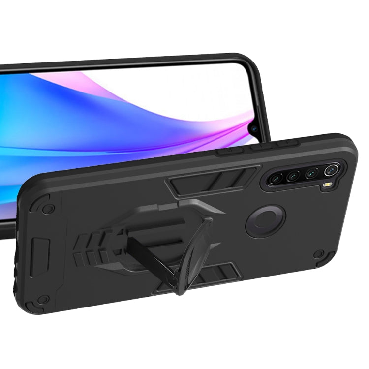 For Xiaomi Redmi Note 8T 2 in 1 Armor Knight Series PC + TPU Protective Case with Invisible Holder