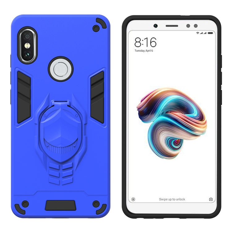 For Xiaomi Redmi Note 5 Pro 2 in 1 Armor Knight Series PC + TPU Protective Case with Invisible Holder