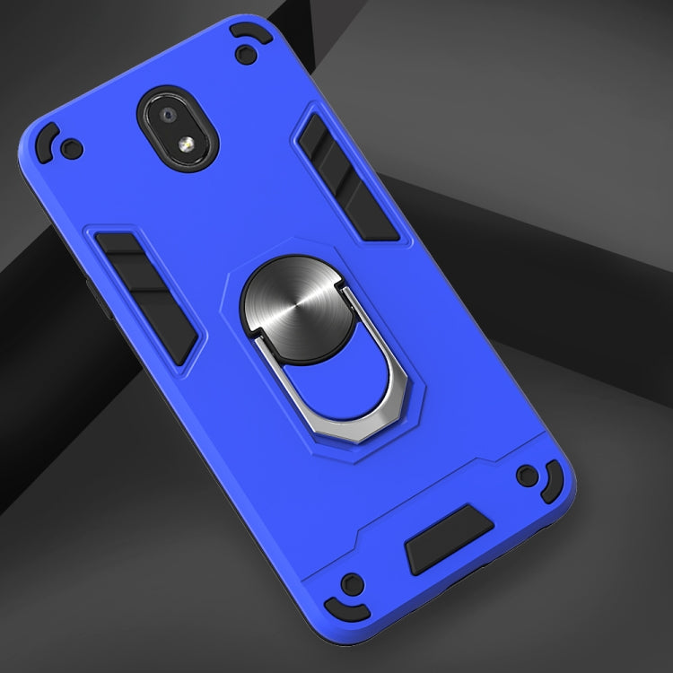 For LG K30 (2019) / X320 / Aristo 4 / Escape Plus 2 in 1 Armour Series PC + TPU Protective Case with Ring Holder