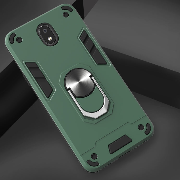 For LG K30 (2019) / X320 / Aristo 4 / Escape Plus 2 in 1 Armour Series PC + TPU Protective Case with Ring Holder