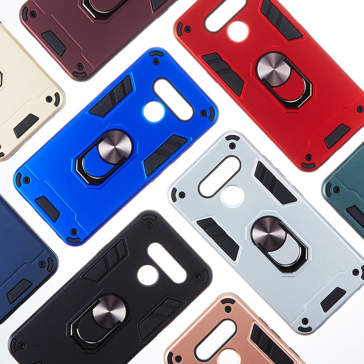 For LG K50 2 in 1 Armour Series PC + TPU Protective Case with Ring Holder