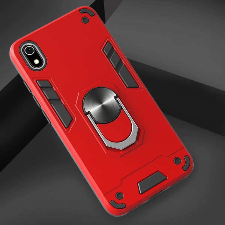 For Xiaomi Redmi 7A 2 in 1 Armour Series PC + TPU Protective Case with Ring Holder
