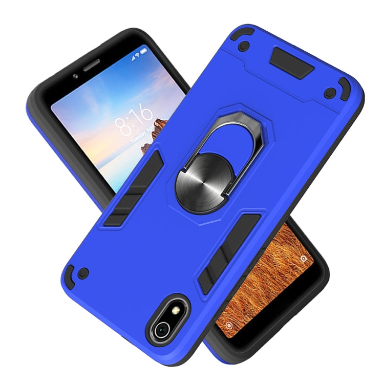 For Xiaomi Redmi 7A 2 in 1 Armour Series PC + TPU Protective Case with Ring Holder