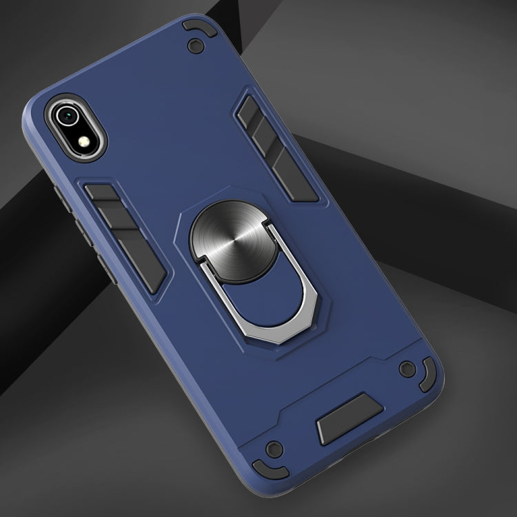 For Xiaomi Redmi 7A 2 in 1 Armour Series PC + TPU Protective Case with Ring Holder