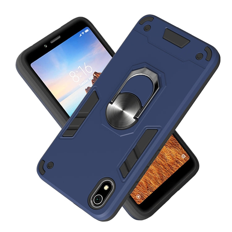 For Xiaomi Redmi 7A 2 in 1 Armour Series PC + TPU Protective Case with Ring Holder