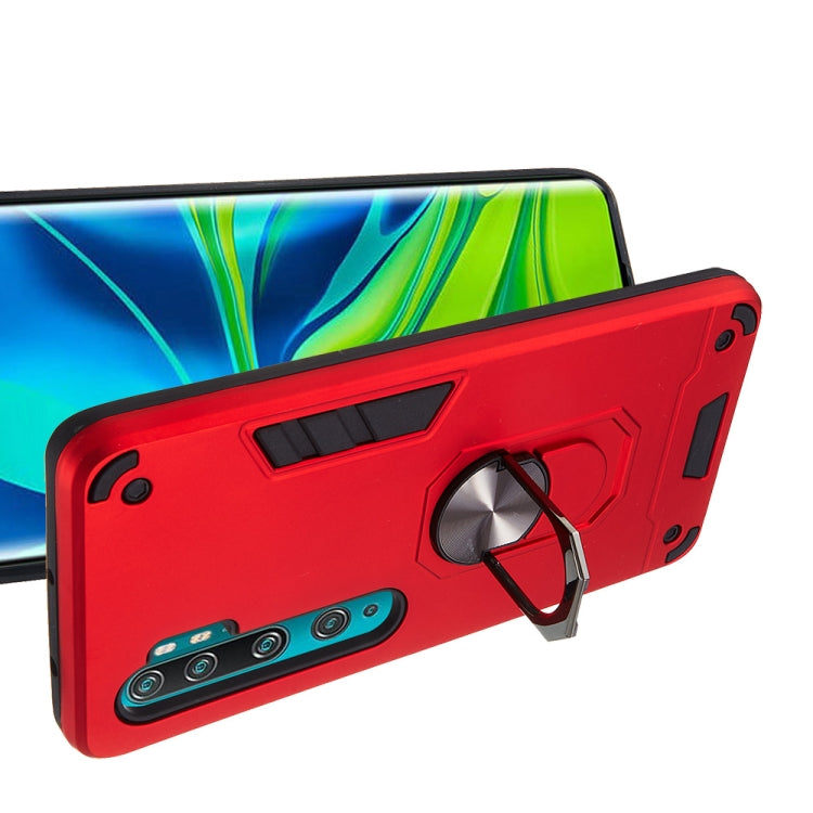 For Xiaomi Mi CC9 Pro / Mi Note 10 / Mi Note 10 Pro 2 in 1 Armour Series PC + TPU Protective Case with Ring Holder