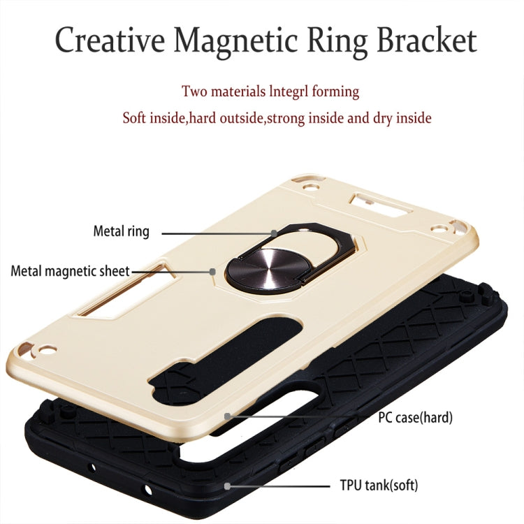 For Xiaomi Mi CC9 Pro / Mi Note 10 / Mi Note 10 Pro 2 in 1 Armour Series PC + TPU Protective Case with Ring Holder