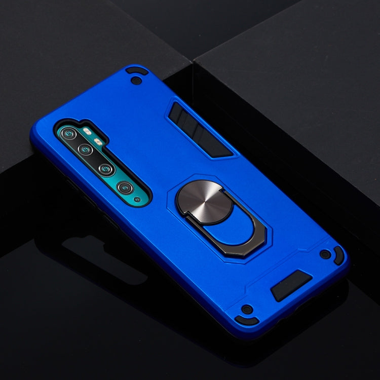 For Xiaomi Mi CC9 Pro / Mi Note 10 / Mi Note 10 Pro 2 in 1 Armour Series PC + TPU Protective Case with Ring Holder