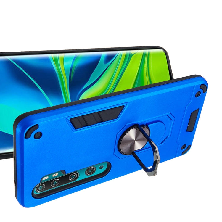 For Xiaomi Mi CC9 Pro / Mi Note 10 / Mi Note 10 Pro 2 in 1 Armour Series PC + TPU Protective Case with Ring Holder