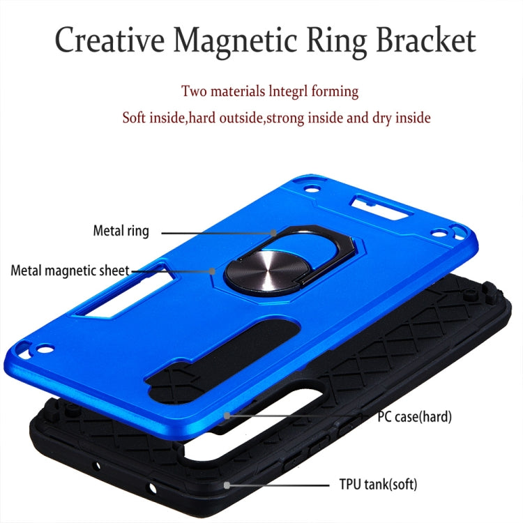 For Xiaomi Mi CC9 Pro / Mi Note 10 / Mi Note 10 Pro 2 in 1 Armour Series PC + TPU Protective Case with Ring Holder