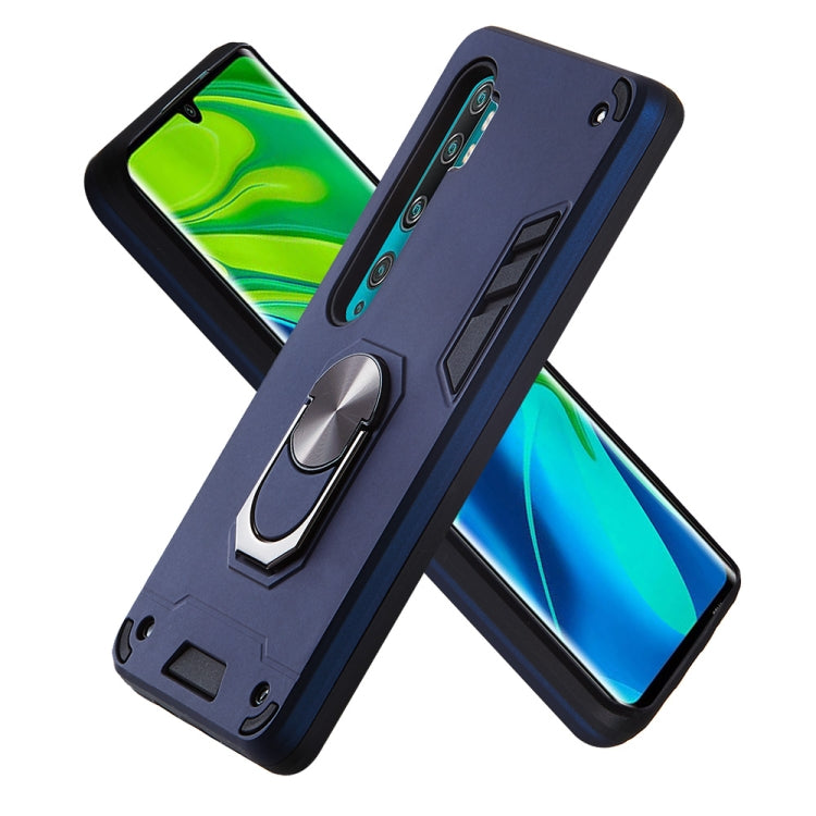 For Xiaomi Mi CC9 Pro / Mi Note 10 / Mi Note 10 Pro 2 in 1 Armour Series PC + TPU Protective Case with Ring Holder