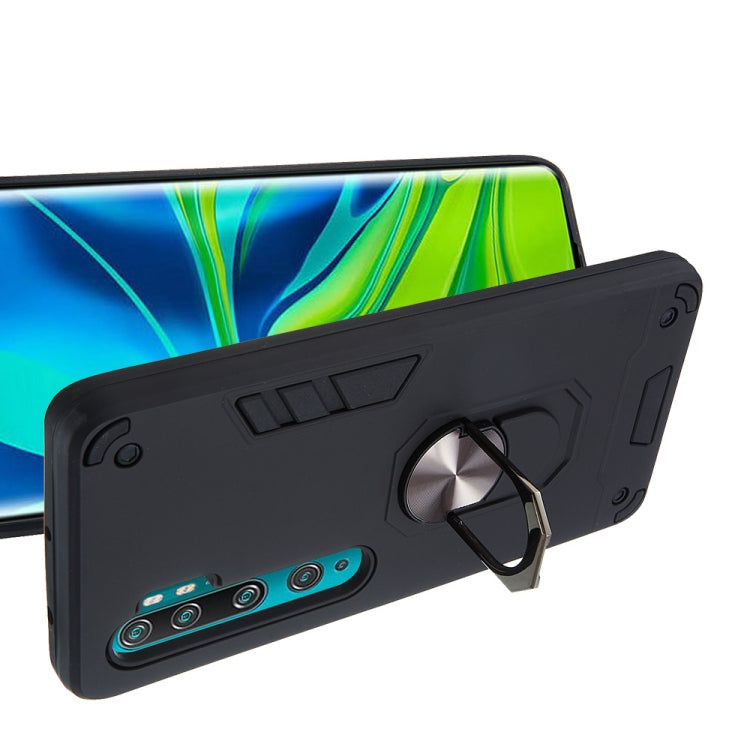 For Xiaomi Mi CC9 Pro / Mi Note 10 / Mi Note 10 Pro 2 in 1 Armour Series PC + TPU Protective Case with Ring Holder