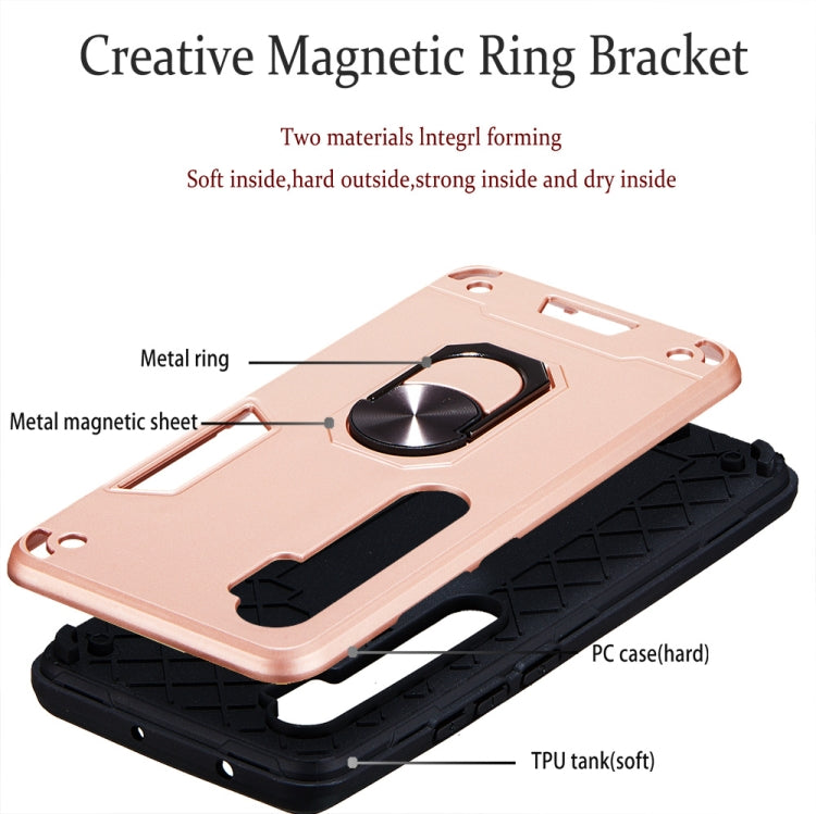 For Xiaomi Mi CC9 Pro / Mi Note 10 / Mi Note 10 Pro 2 in 1 Armour Series PC + TPU Protective Case with Ring Holder