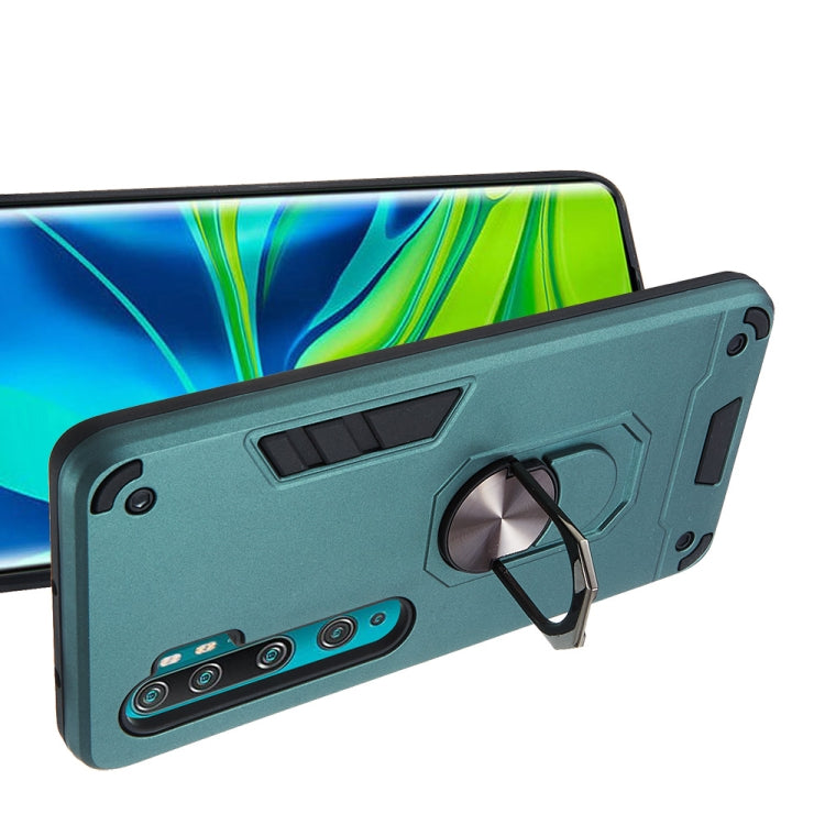 For Xiaomi Mi CC9 Pro / Mi Note 10 / Mi Note 10 Pro 2 in 1 Armour Series PC + TPU Protective Case with Ring Holder