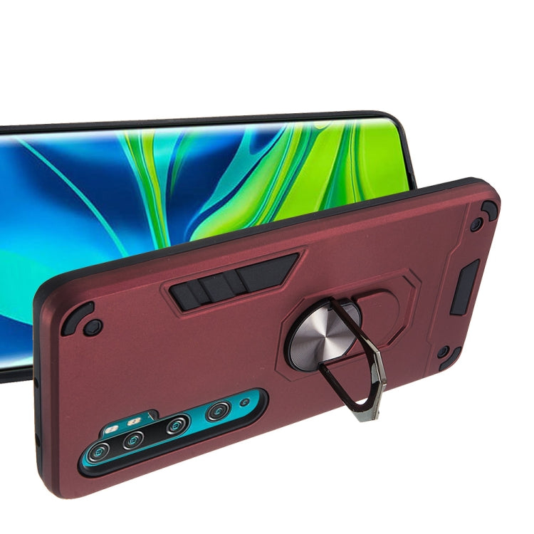 For Xiaomi Mi CC9 Pro / Mi Note 10 / Mi Note 10 Pro 2 in 1 Armour Series PC + TPU Protective Case with Ring Holder