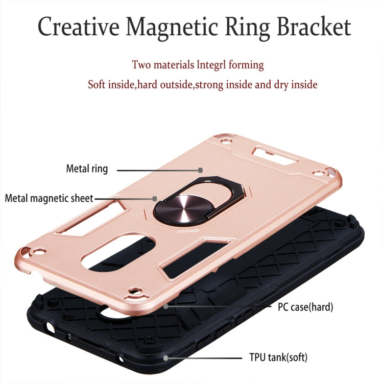 For Xiaomi Rdemi 5 Plus / Note 5 (India) 2 in 1 Armour Series PC + TPU Protective Case with Ring Holder