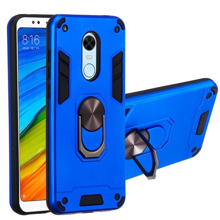 For Xiaomi Rdemi 5 Plus / Note 5 (India) 2 in 1 Armour Series PC + TPU Protective Case with Ring Holder