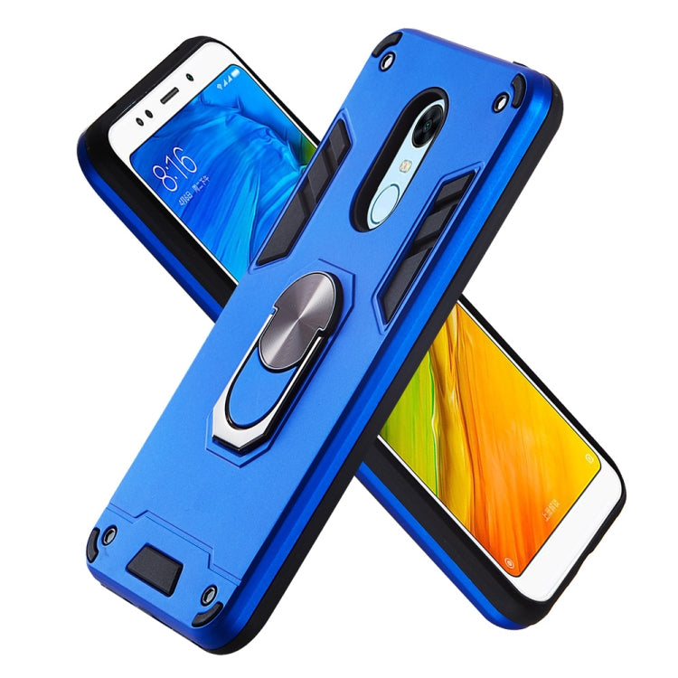 For Xiaomi Rdemi 5 Plus / Note 5 (India) 2 in 1 Armour Series PC + TPU Protective Case with Ring Holder