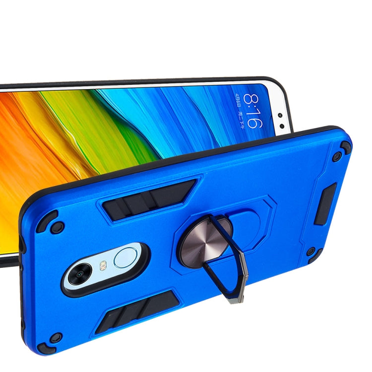 For Xiaomi Rdemi 5 Plus / Note 5 (India) 2 in 1 Armour Series PC + TPU Protective Case with Ring Holder