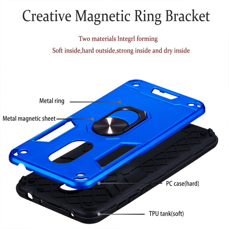 For Xiaomi Rdemi 5 Plus / Note 5 (India) 2 in 1 Armour Series PC + TPU Protective Case with Ring Holder