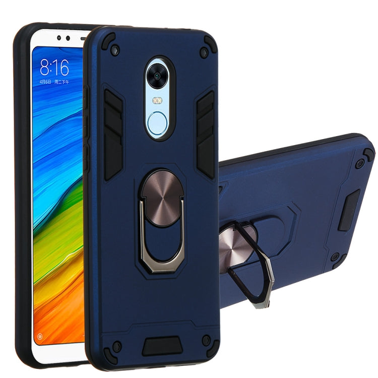 For Xiaomi Rdemi 5 Plus / Note 5 (India) 2 in 1 Armour Series PC + TPU Protective Case with Ring Holder