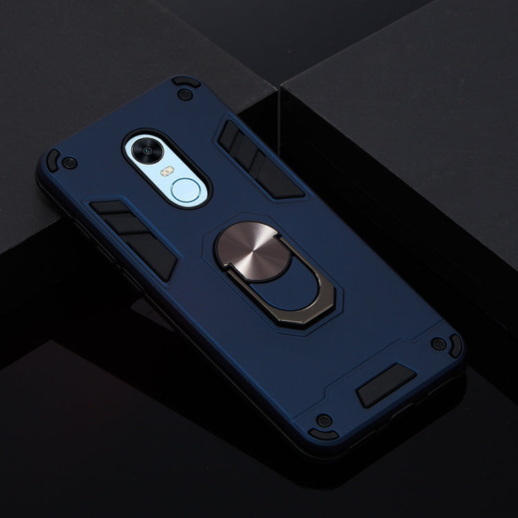 For Xiaomi Rdemi 5 Plus / Note 5 (India) 2 in 1 Armour Series PC + TPU Protective Case with Ring Holder