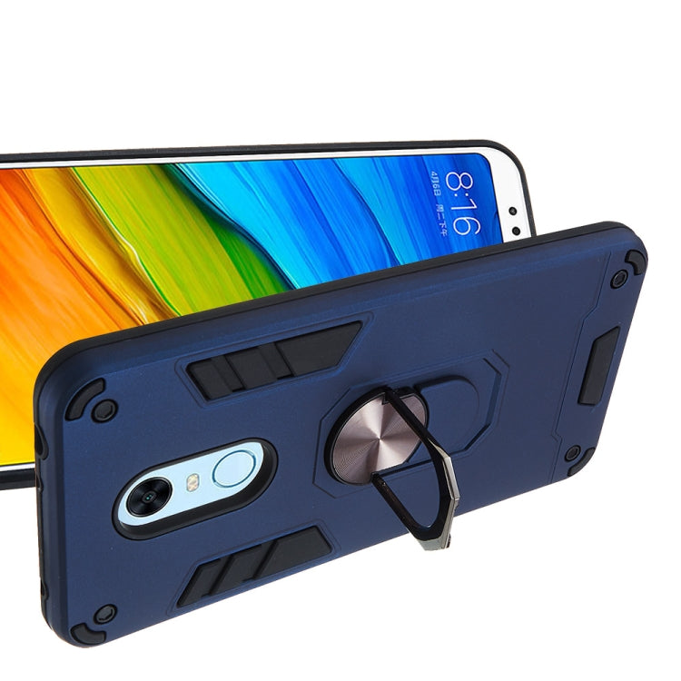 For Xiaomi Rdemi 5 Plus / Note 5 (India) 2 in 1 Armour Series PC + TPU Protective Case with Ring Holder