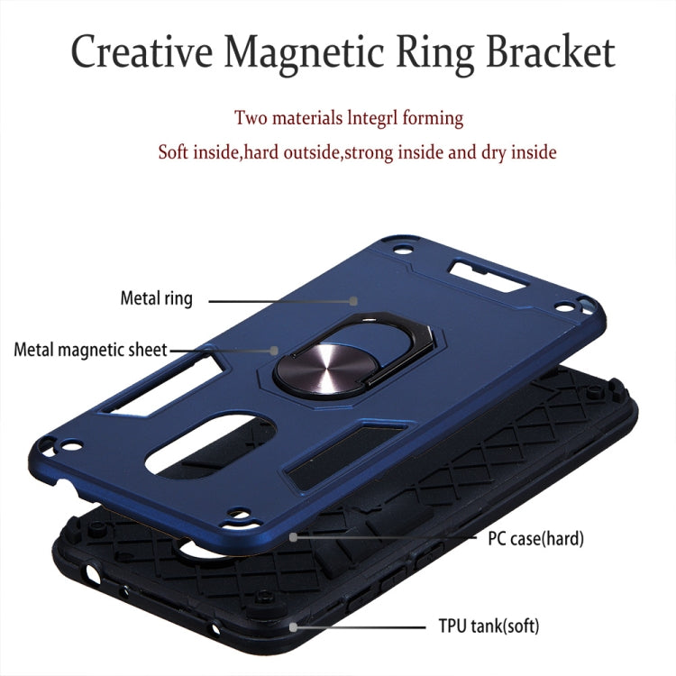 For Xiaomi Rdemi 5 Plus / Note 5 (India) 2 in 1 Armour Series PC + TPU Protective Case with Ring Holder