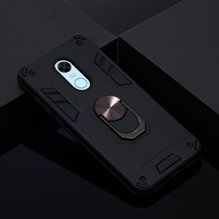For Xiaomi Rdemi 5 Plus / Note 5 (India) 2 in 1 Armour Series PC + TPU Protective Case with Ring Holder