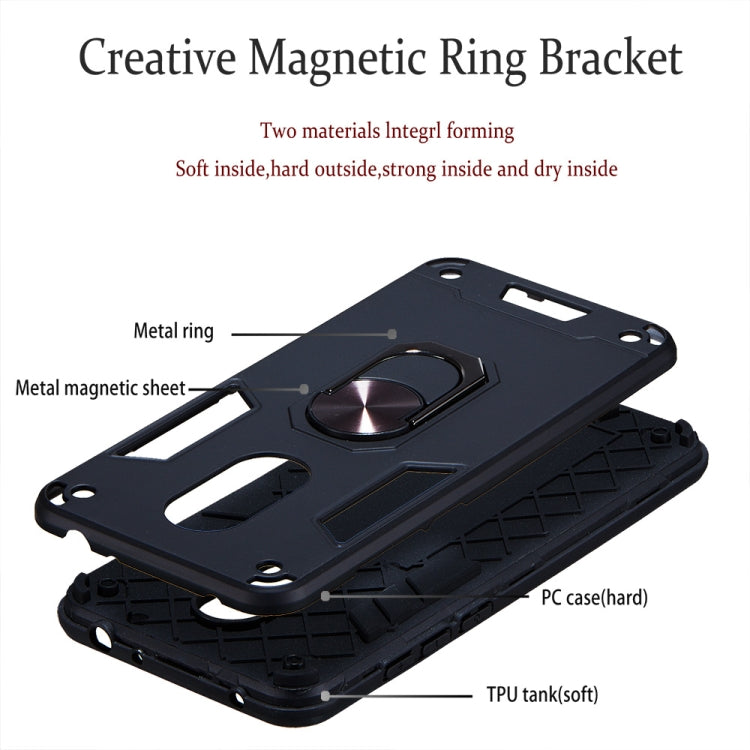 For Xiaomi Rdemi 5 Plus / Note 5 (India) 2 in 1 Armour Series PC + TPU Protective Case with Ring Holder