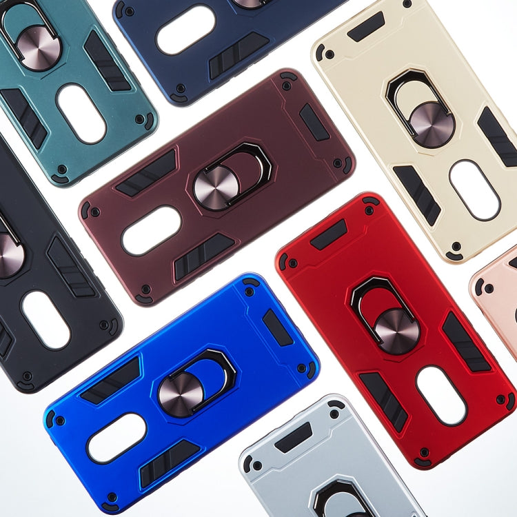For Xiaomi Rdemi 5 Plus / Note 5 (India) 2 in 1 Armour Series PC + TPU Protective Case with Ring Holder