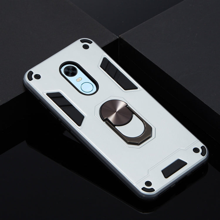 For Xiaomi Rdemi 5 Plus / Note 5 (India) 2 in 1 Armour Series PC + TPU Protective Case with Ring Holder