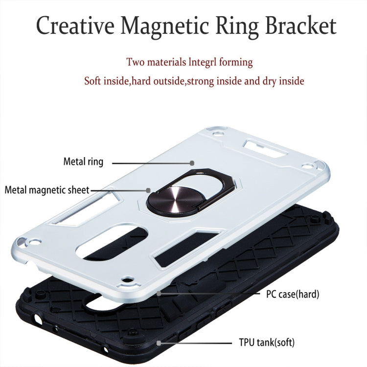 For Xiaomi Rdemi 5 Plus / Note 5 (India) 2 in 1 Armour Series PC + TPU Protective Case with Ring Holder