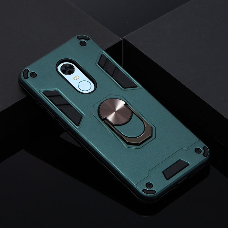 For Xiaomi Rdemi 5 Plus / Note 5 (India) 2 in 1 Armour Series PC + TPU Protective Case with Ring Holder