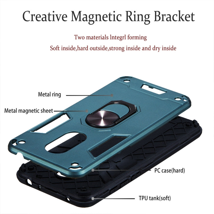 For Xiaomi Rdemi 5 Plus / Note 5 (India) 2 in 1 Armour Series PC + TPU Protective Case with Ring Holder