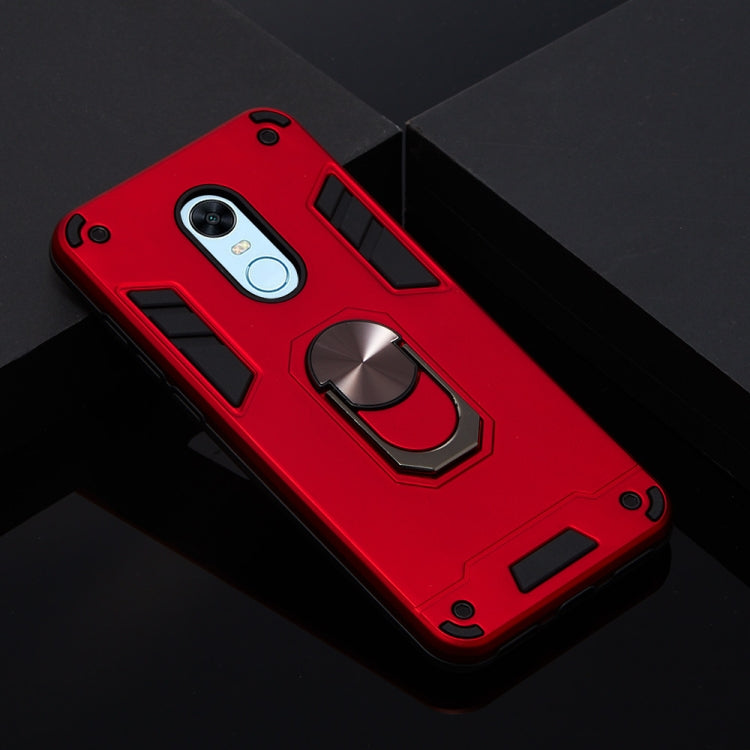 For Xiaomi Rdemi 5 Plus / Note 5 (India) 2 in 1 Armour Series PC + TPU Protective Case with Ring Holder
